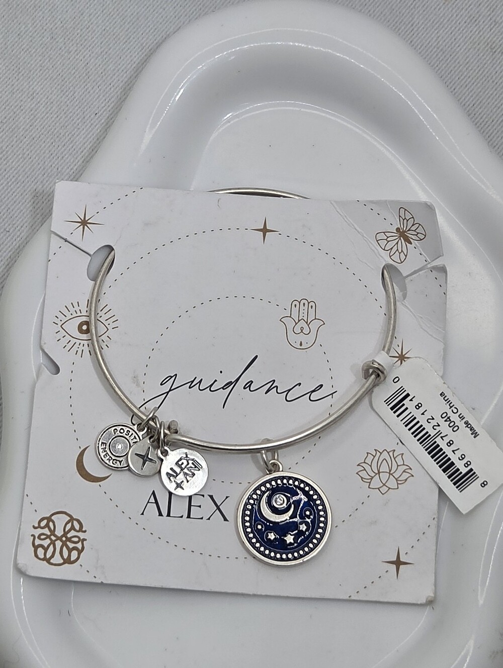 🌙 Alex and Ani Guidance Celestial Moon & Stars Bangle Bracelet NWT 🌙